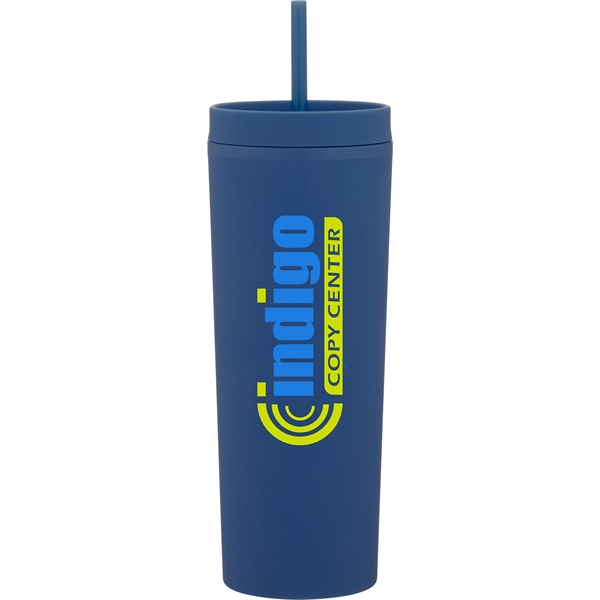 17 oz double wall acrylic plastic tumbler with threaded lid, soft... from ASI 51197 ETS Express, LLC