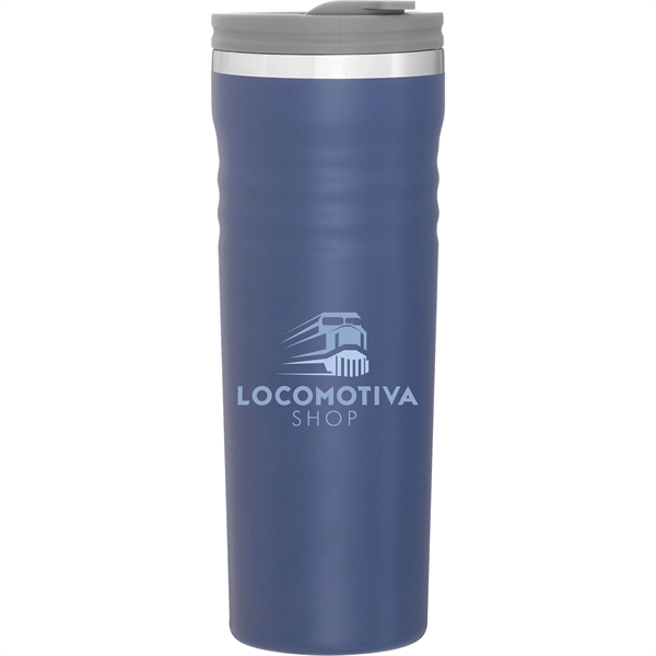 16.9 oz double wall 18/8 stainless steel tumbler with vacuum insulation,... from ASI 51197 ETS Express, LLC