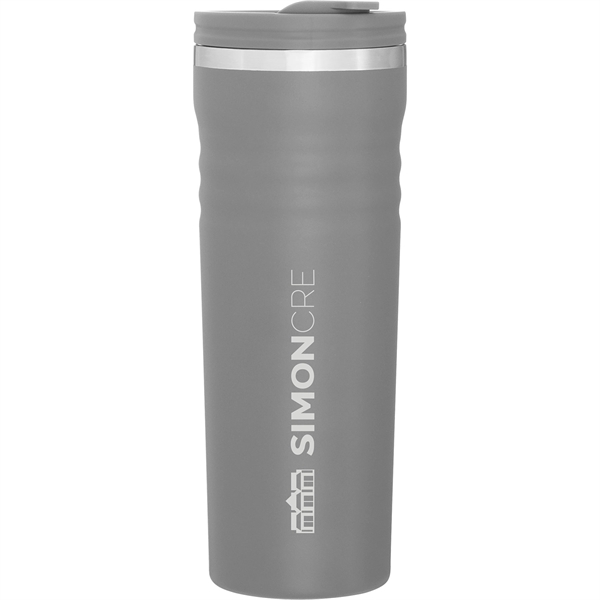 16.9 oz double wall 18/8 stainless steel tumbler with vacuum insulation,... from ASI 51197 ETS Express, LLC