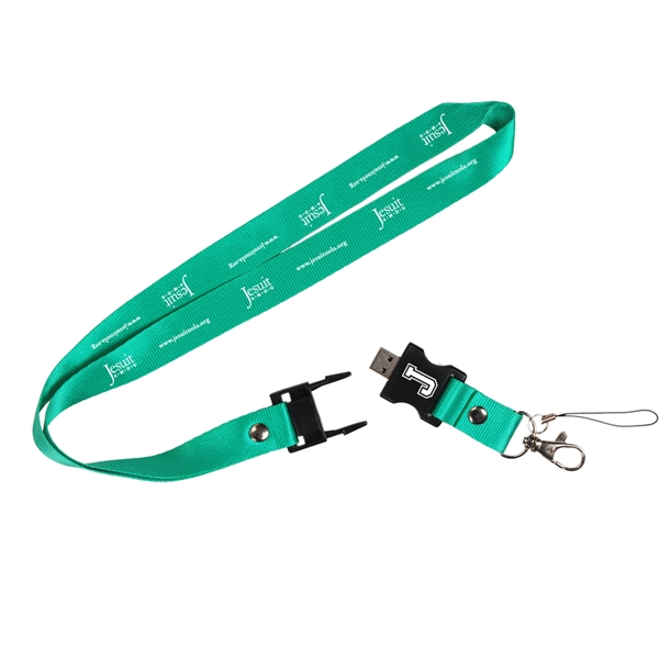 This Berkeley Custom Printed Lanyard & USB Flash Drive is unique... from ASI 90154 Sunjoy Group Inc