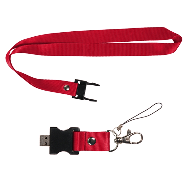 This Berkeley Custom Printed Lanyard & USB Flash Drive is unique... from ASI 90154 Sunjoy Group Inc