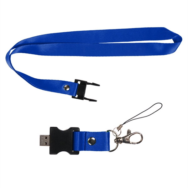 This Berkeley Custom Printed Lanyard & USB Flash Drive is unique... from ASI 90154 Sunjoy Group Inc