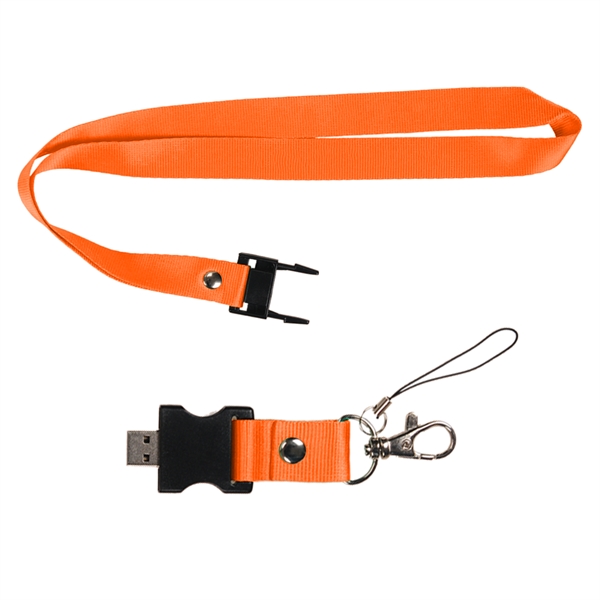 This Berkeley Custom Printed Lanyard & USB Flash Drive is unique... from ASI 90154 Sunjoy Group Inc