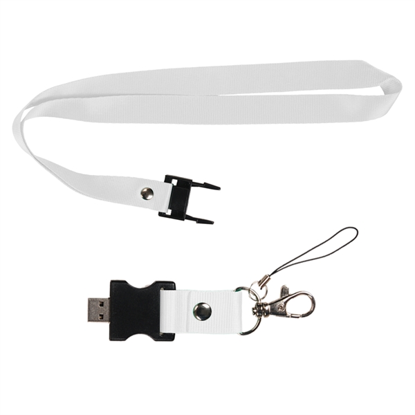 This Berkeley Custom Printed Lanyard & USB Flash Drive is unique... from ASI 90154 Sunjoy Group Inc