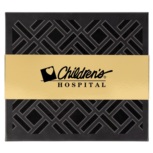 Gourmet Chocolate Truffles Gift Box Gold Band - 20 pc... from ASI 44900 NC Custom (CI/Lanco) / Chocolate Inn