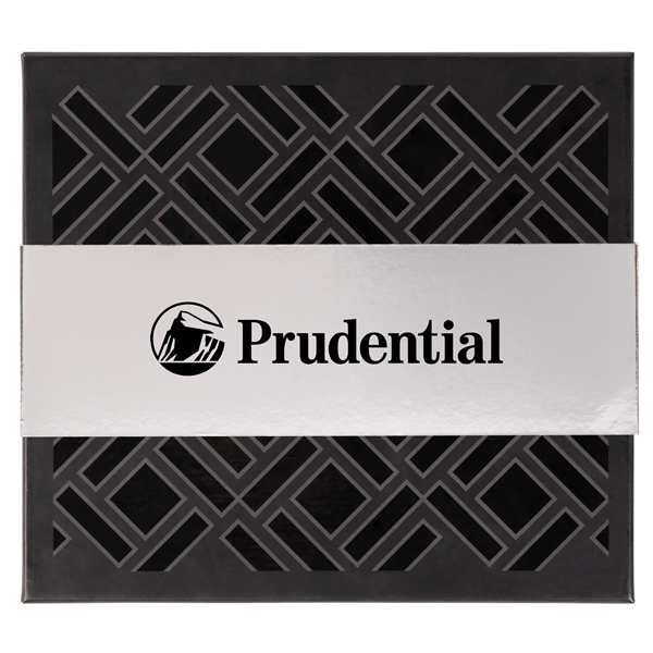 Gourmet Chocolate Truffles Gift Box Silver Band - 20 pc... from ASI 44900 NC Custom (CI/Lanco) / Chocolate Inn