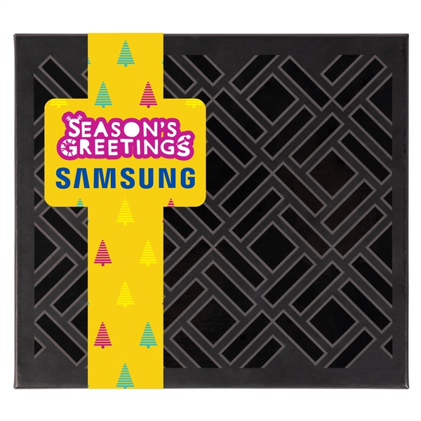 Gourmet Chocolate Truffles Gift Box w/ Square Band - 20 pc... from ASI 44900 NC Custom (CI/Lanco) / Chocolate Inn