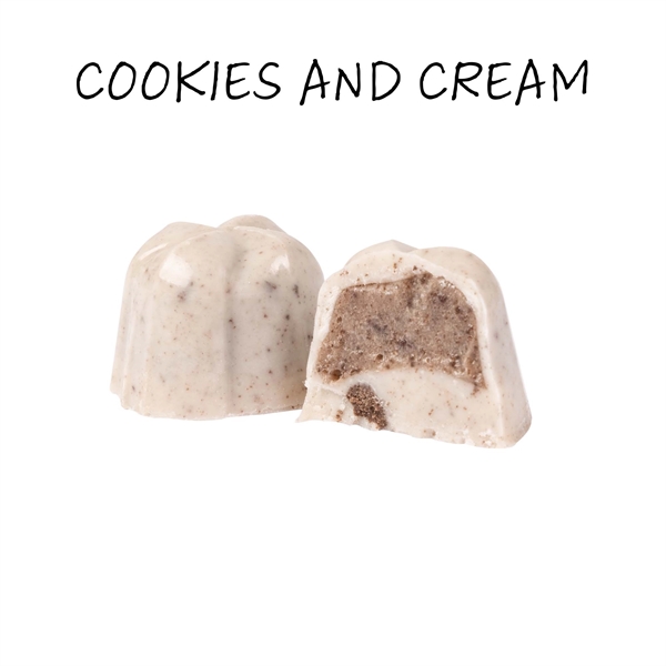 Gourmet Chocolate Truffles Gift Box with Silver Band - 40 pc... from ASI 44900 NC Custom (CI/Lanco) / Chocolate Inn