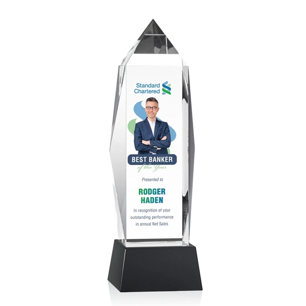 Bloomington VividPrint™ Award on Base - Black... from ASI 84592 St Regis Group / St Regis