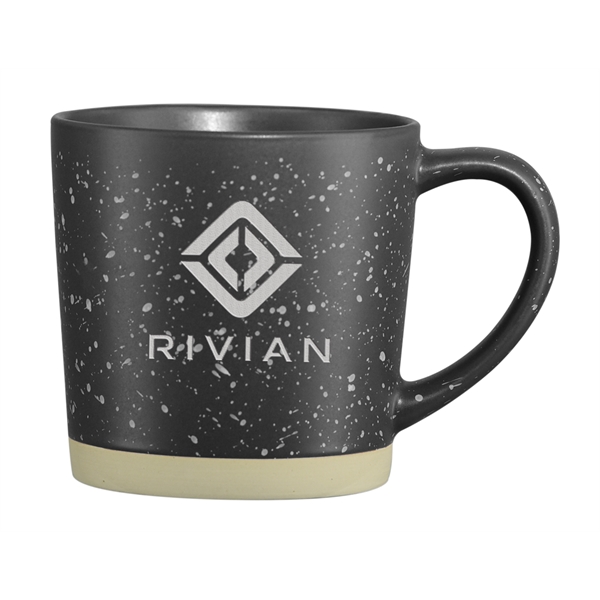 Ceramic 12 ounce mug with sandstone bottom and ear-shaped handle.... from ASI 71920 Moderne Glass Company Inc / Glass America®