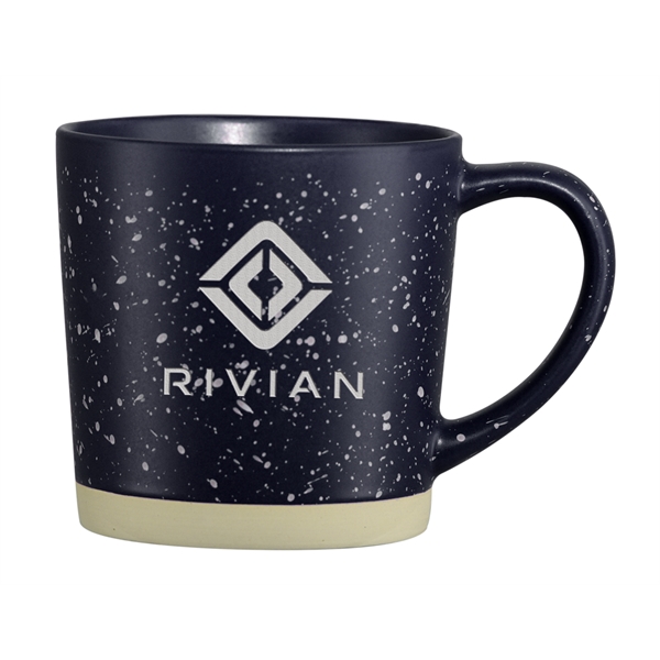 Ceramic 12 ounce mug with sandstone bottom and ear-shaped handle.... from ASI 71920 Moderne Glass Company Inc / Glass America®