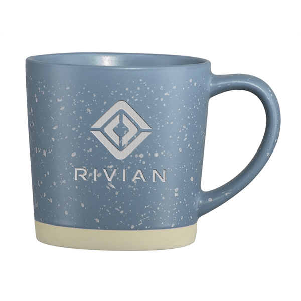 Ceramic 12 ounce mug with sandstone bottom and ear-shaped handle.... from ASI 71920 Moderne Glass Company Inc / Glass America®