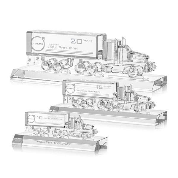 Crystal 18 Wheeler on Base - Clear... from ASI 84592 St Regis Group / St Regis