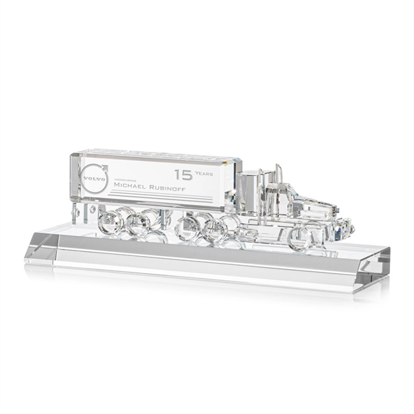 Crystal 18 Wheeler on Base - Clear... from ASI 84592 St Regis Group / St Regis