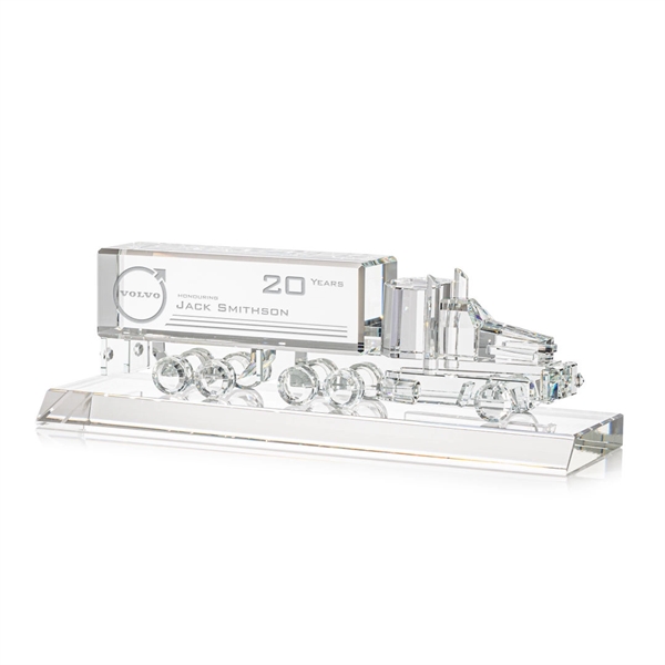 Crystal 18 Wheeler on Base - Clear... from ASI 84592 St Regis Group / St Regis