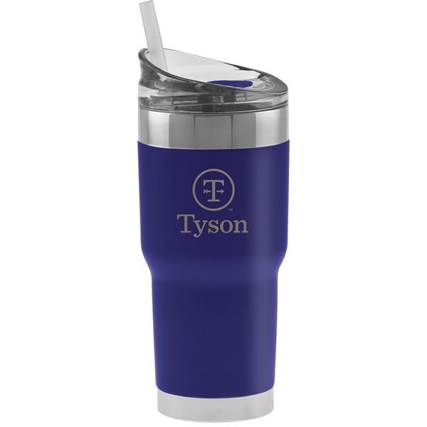 27 oz. stainless steel tumbler with double wall vacuum insulation and... from ASI 71920 Moderne Glass Company Inc / MB Works Premium Line