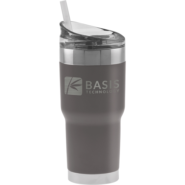 27 oz. stainless steel tumbler with double wall vacuum insulation and... from ASI 71920 Moderne Glass Company Inc / MB Works Premium Line