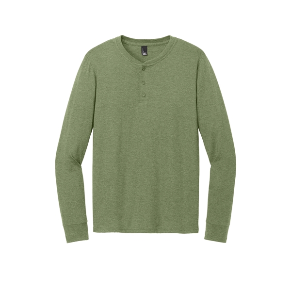 District Perfect Tri Long Sleeve Henley... from ASI 84863 SanMar