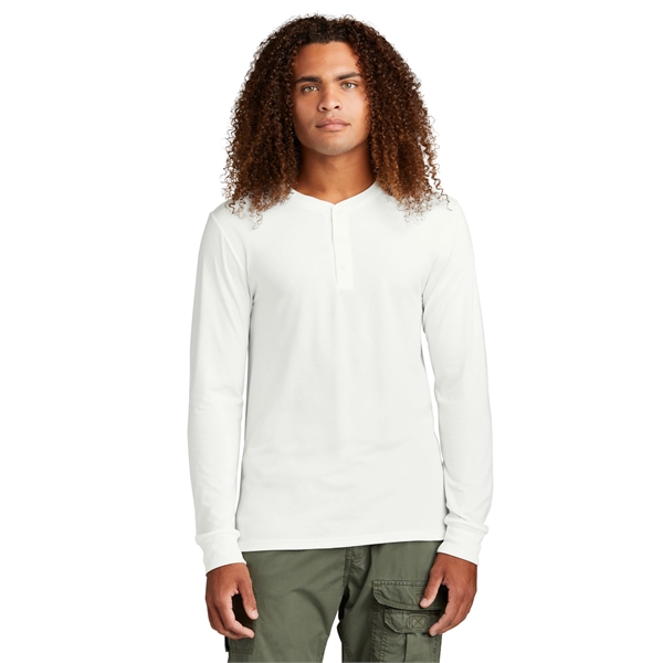 District Perfect Tri Long Sleeve Henley... from ASI 84863 SanMar