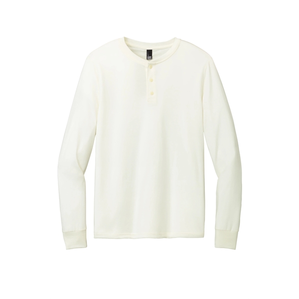District Perfect Tri Long Sleeve Henley... from ASI 84863 SanMar
