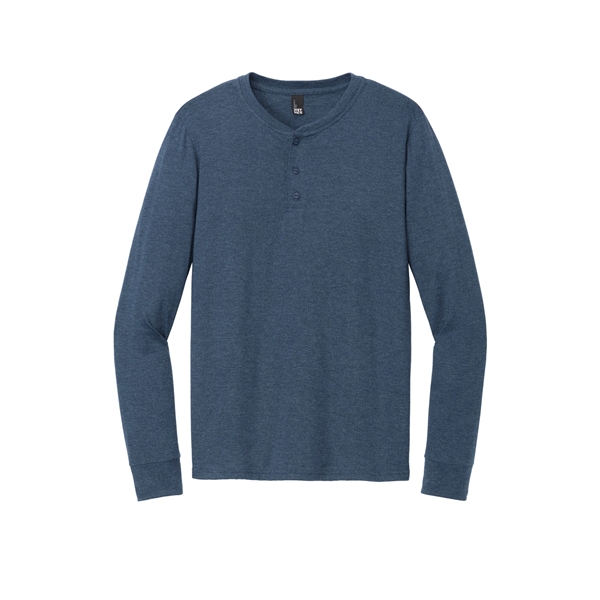 District Perfect Tri Long Sleeve Henley... from ASI 84863 SanMar