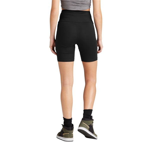 District Women's Flex High-Waist Bike Short... from ASI 84863 SanMar