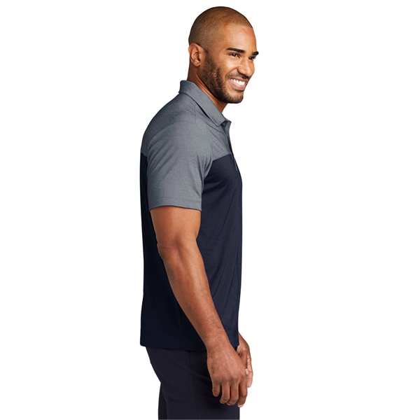 Port Authority Fine Pique Blend Blocked Polo... from ASI 84863 SanMar