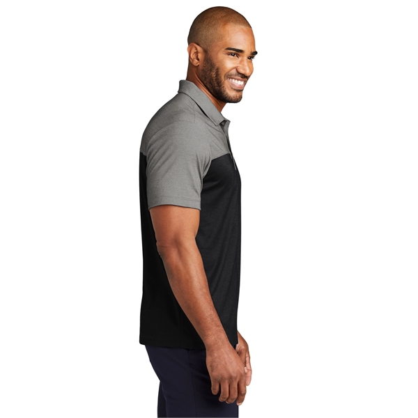 Port Authority Fine Pique Blend Blocked Polo... from ASI 84863 SanMar