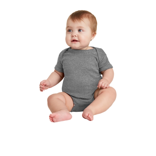 Rabbit Skins Infant Short Sleeve Baby Rib Bodysuit.... from ASI 84863 SanMar