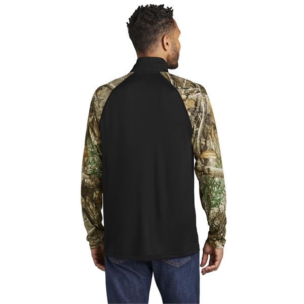 Russell Outdoors Realtree Colorblock Performance 1/4-Zip... from ASI 84863 SanMar