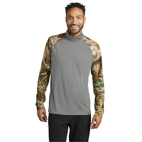 Russell Outdoors Realtree Colorblock Performance 1/4-Zip... from ASI 84863 SanMar