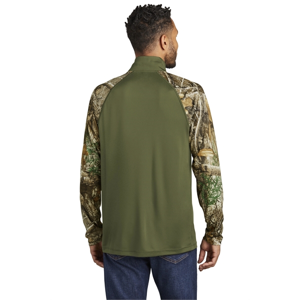Russell Outdoors Realtree Colorblock Performance 1/4-Zip... from ASI 84863 SanMar