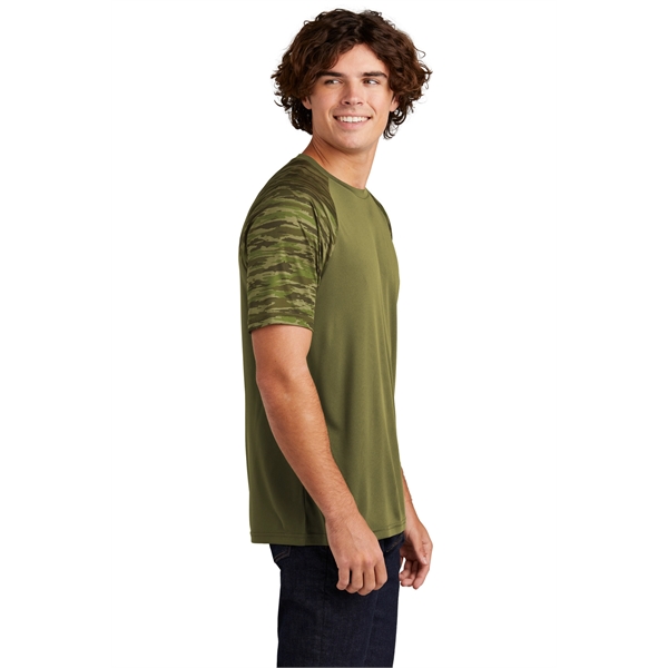Sport-Tek Drift Camo Colorblock Tee... from ASI 84863 SanMar
