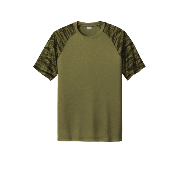 Sport-Tek Drift Camo Colorblock Tee... from ASI 84863 SanMar