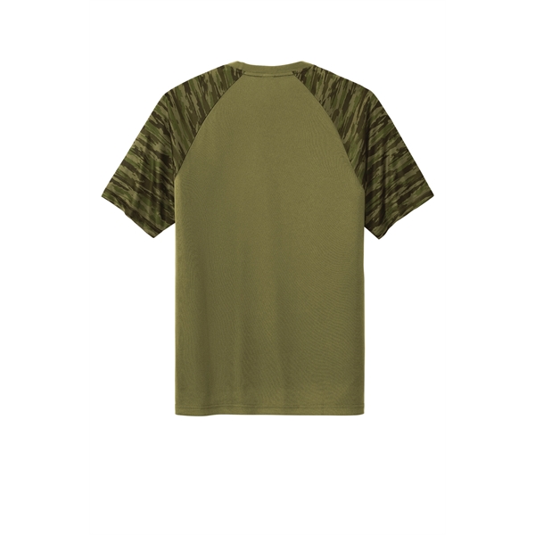 Sport-Tek Drift Camo Colorblock Tee... from ASI 84863 SanMar