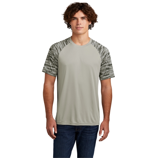 Sport-Tek Drift Camo Colorblock Tee... from ASI 84863 SanMar