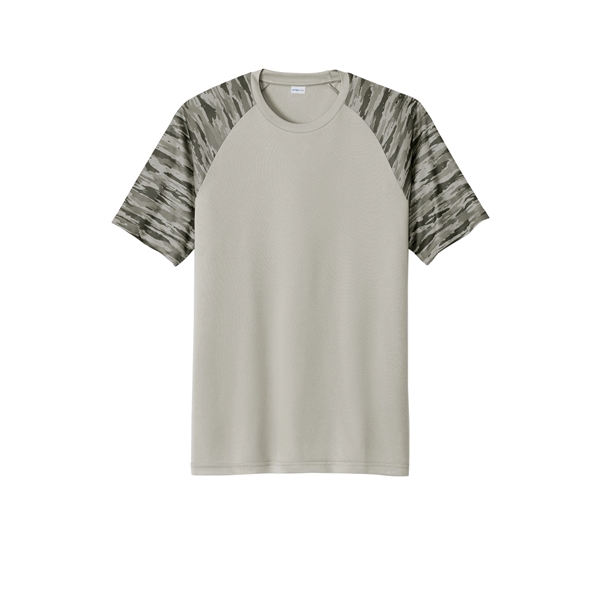 Sport-Tek Drift Camo Colorblock Tee... from ASI 84863 SanMar
