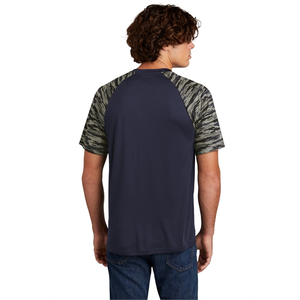 Sport-Tek Drift Camo Colorblock Tee... from ASI 84863 SanMar
