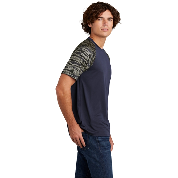 Sport-Tek Drift Camo Colorblock Tee... from ASI 84863 SanMar