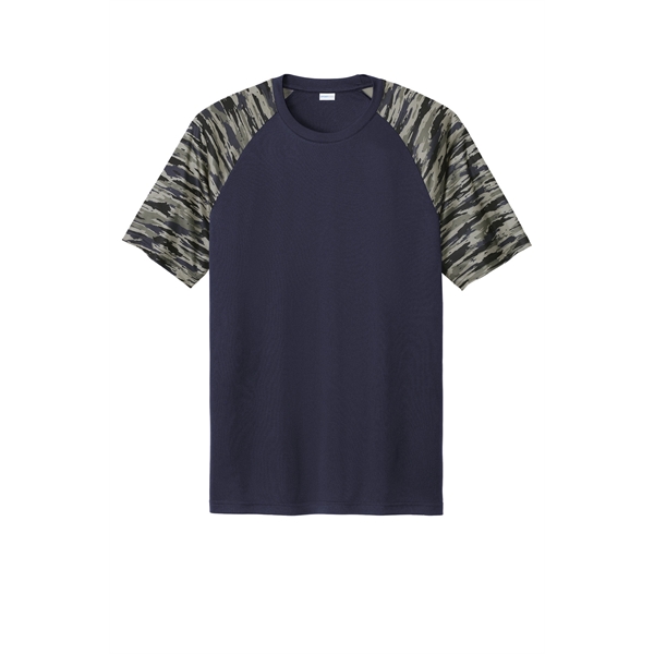 Sport-Tek Drift Camo Colorblock Tee... from ASI 84863 SanMar