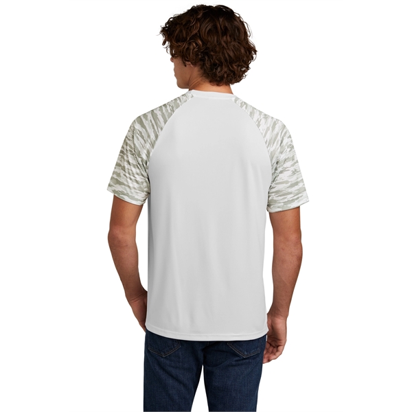 Sport-Tek Drift Camo Colorblock Tee... from ASI 84863 SanMar