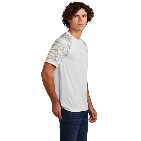 Sport-Tek Drift Camo Colorblock Tee... from ASI 84863 SanMar