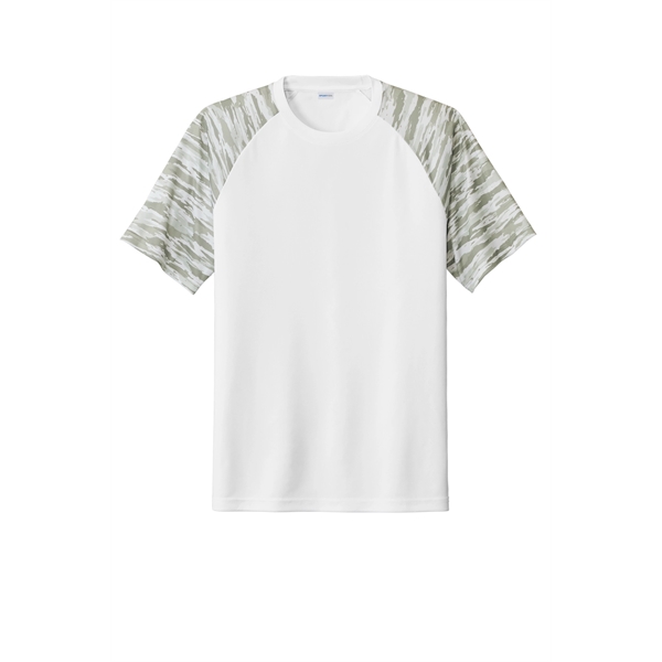 Sport-Tek Drift Camo Colorblock Tee... from ASI 84863 SanMar