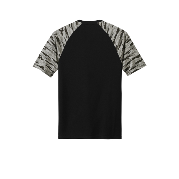 Sport-Tek Drift Camo Colorblock Tee... from ASI 84863 SanMar