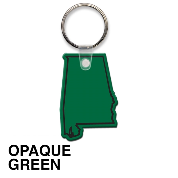 Key tag - Alabama - spot color. Flexible; 17 colors; spot... from ASI 80210 Quikey Mfg Co Inc / Quikey Line