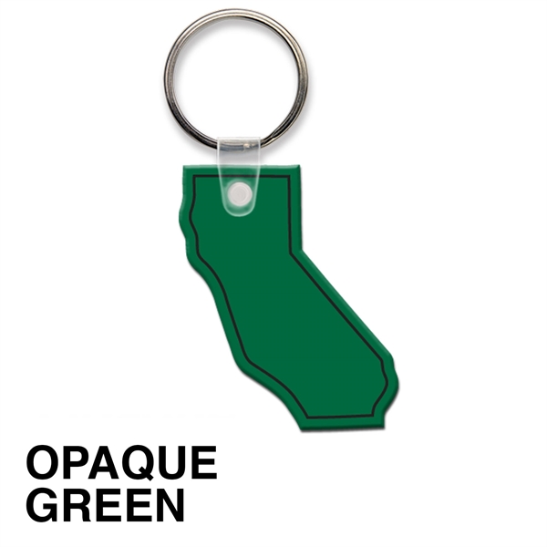 Key tag - California - spot color. Flexible; 17 colors; screen... from ASI 80210 Quikey Mfg Co Inc / Quikey Line