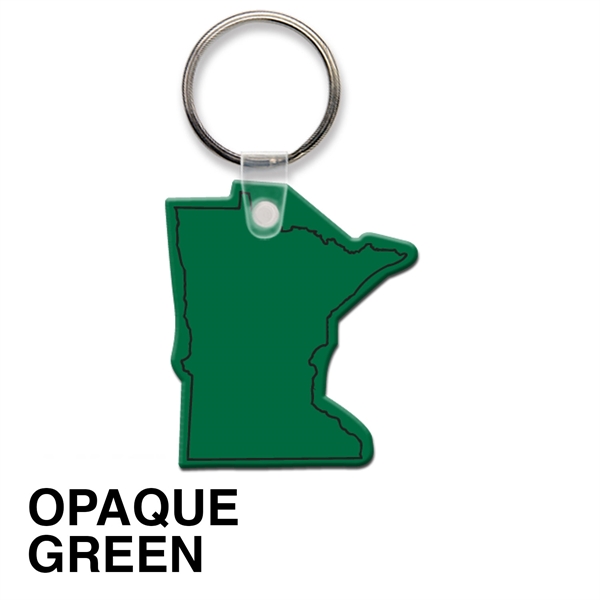 Key tag - Minnesota - spot color. Flexible; 17 colors; spot... from ASI 80210 Quikey Mfg Co Inc / Quikey Line