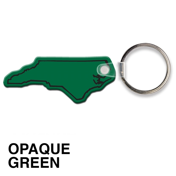 Key tag - North Carolina - spot color. Flexible; 17 colors;... from ASI 80210 Quikey Mfg Co Inc / Quikey Line