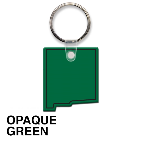 Key tag - New Mexico - spot color. Flexible; 17 colors;... from ASI 80210 Quikey Mfg Co Inc / Quikey Line