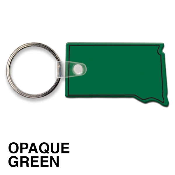 Key tag - South Dakota - Spot Color. Flexible; 17 colors;... from ASI 80210 Quikey Mfg Co Inc / Quikey Line